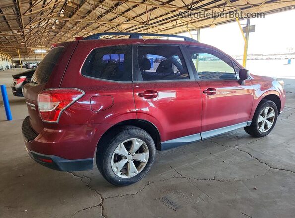 JF2SJABC5GH555901 2016 SUBARU FORESTER 2.5 Maroon Հետևի աջ