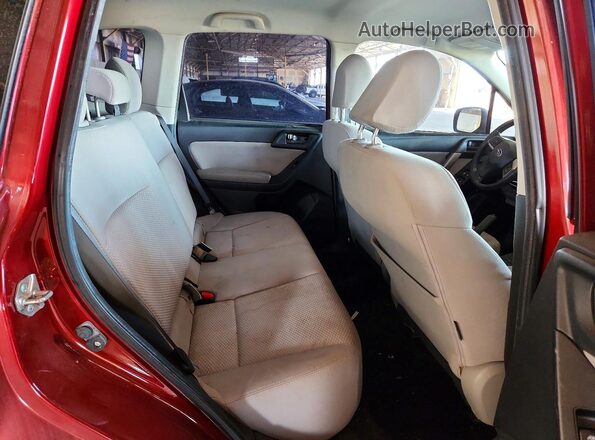 JF2SJABC5GH555901 2016 SUBARU FORESTER 2.5 Maroon Սալոնի հետևի տեսք