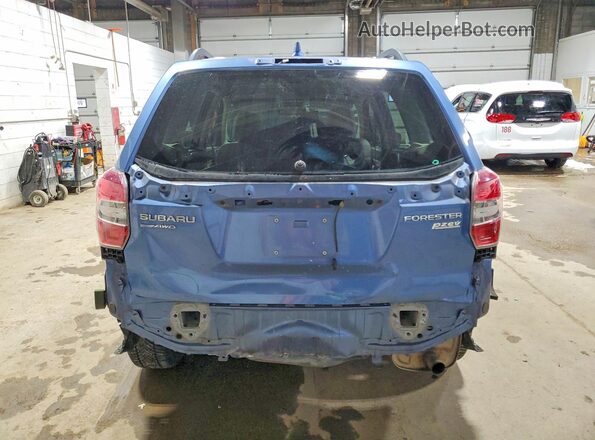 JF2SJABC6GH479069 2016 SUBARU FORESTER 2.5 Blue Widok z tyłu