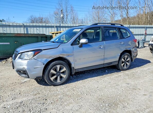 JF2SJABC6HH541989 2017 SUBARU FORESTER 2.5 Silver Передня ліва чверть