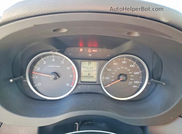 JF2SJABC6HH541989 2017 SUBARU FORESTER 2.5 Silver Вид щитка приладів