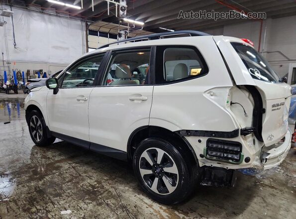 JF2SJABC9JH487755 2018 SUBARU FORESTER 2.5 Белый Задняя левая четверть