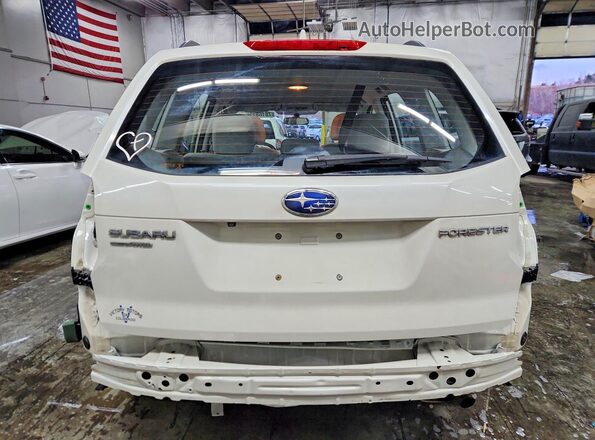 JF2SJABC9JH487755 2018 SUBARU FORESTER 2.5 Белый Вид сзади