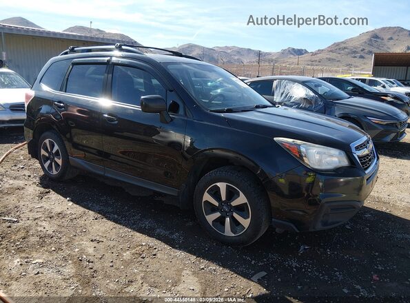 JF2SJABC9JH538073 2018 SUBARU FORESTER 2.5 Черный Передняя правая четверть
