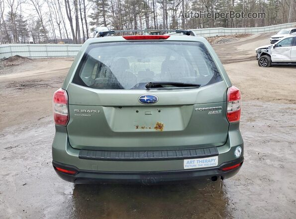 JF2SJABCXGH421109 2016 SUBARU FORESTER 2.5 Green Widok z tyłu