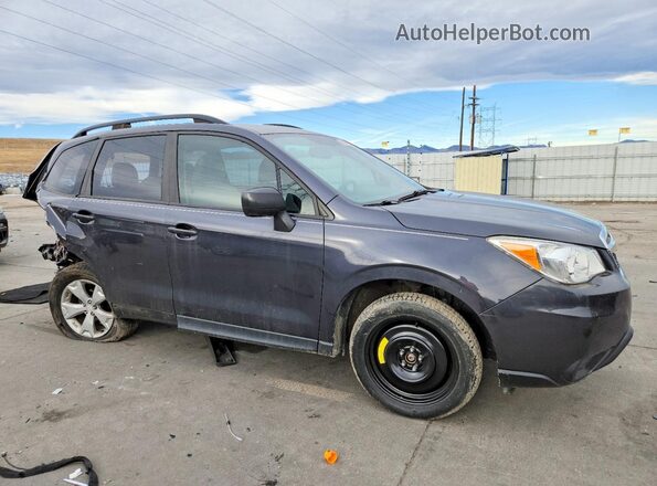 JF2SJABCXGH500649 2016 SUBARU FORESTER 2.5 Серый Передняя правая четверть