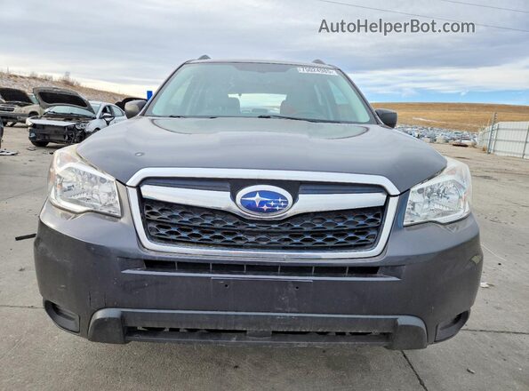 JF2SJABCXGH500649 2016 SUBARU FORESTER 2.5 Серый Вид спереди