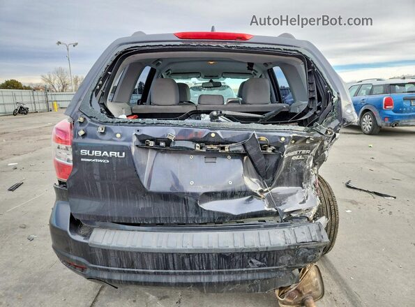 JF2SJABCXGH500649 2016 SUBARU FORESTER 2.5 Серый Вид сзади