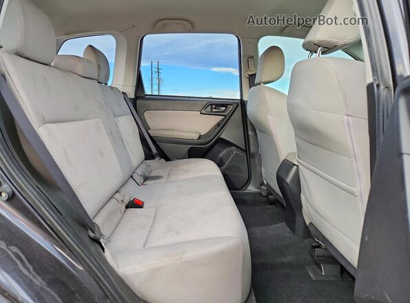 JF2SJABCXGH500649 2016 SUBARU FORESTER 2.5 Серый Вид задней части салона