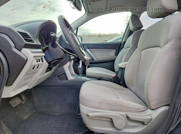 JF2SJABCXGH500649 2016 SUBARU FORESTER 2.5 Серый Вид салона спереди