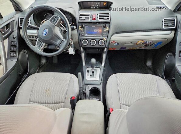 JF2SJABCXGH500649 2016 SUBARU FORESTER 2.5 Серый Вид панели приборов