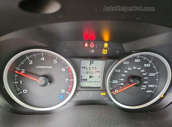 JF2SJABCXGH500649 2016 SUBARU FORESTER 2.5 Серый Вид щитка приборов