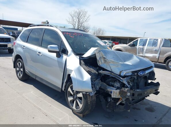 JF2SJADC4HH487458 2017 SUBARU FORESTER 2.5 Серебряный Передняя правая четверть