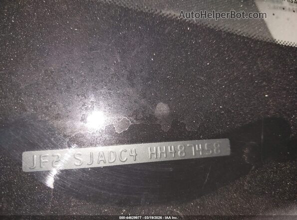JF2SJADC4HH487458 2017 SUBARU FORESTER 2.5 Серебряный 