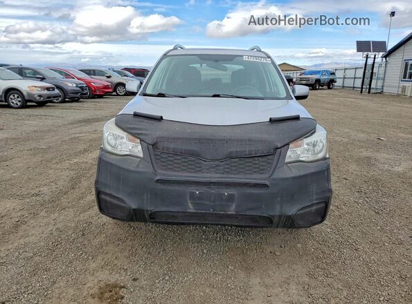 JF2SJADC5HH451441 2017 SUBARU FORESTER 2.5 Серый Вид спереди