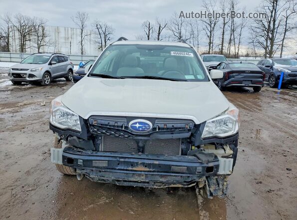JF2SJADC6GH426739 2016 SUBARU FORESTER 2.5 White Widok z przodu