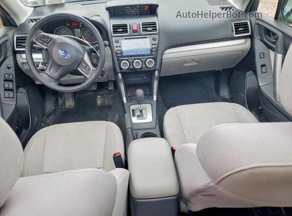 JF2SJADC6GH426739 2016 SUBARU FORESTER 2.5 White Widok deski rozdzielczej