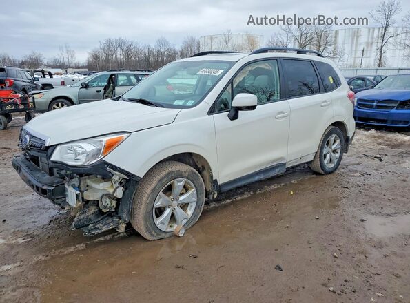 JF2SJADC6GH426739 2016 SUBARU FORESTER 2.5 White Przód lewy