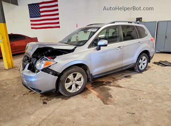 JF2SJADC8GH527829 2016 SUBARU FORESTER 2.5 Серебряный Передняя левая четверть