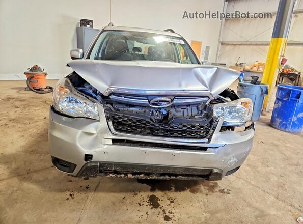 JF2SJADC8GH527829 2016 SUBARU FORESTER 2.5 Серебряный Вид спереди