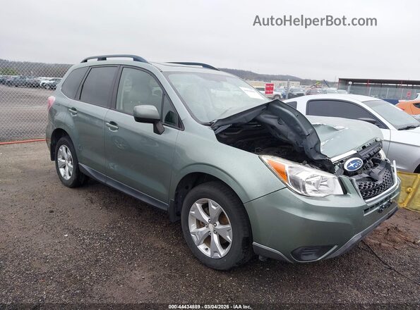 JF2SJADC8GH544663 2016 SUBARU FORESTER 2.5 Зеленый Передняя правая четверть