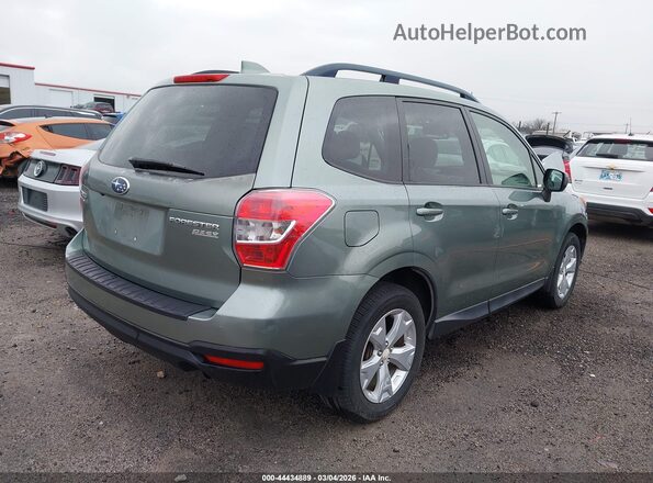 JF2SJADC8GH544663 2016 SUBARU FORESTER 2.5 Зеленый Задняя правая четверть