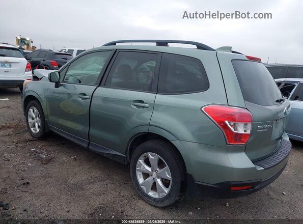 JF2SJADC8GH544663 2016 SUBARU FORESTER 2.5 Зеленый Задняя левая четверть
