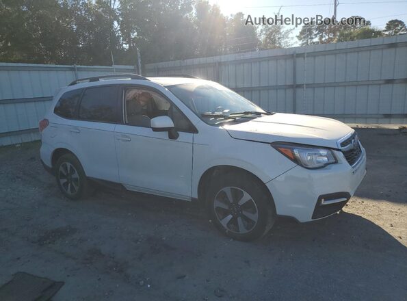 JF2SJADC8JH436129 2018 SUBARU FORESTER 2.5 Белый Передняя правая четверть