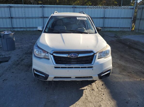JF2SJADC8JH436129 2018 SUBARU FORESTER 2.5 Белый Вид спереди