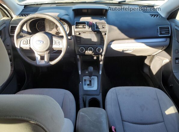 JF2SJADC8JH436129 2018 SUBARU FORESTER 2.5 Белый Вид панели приборов