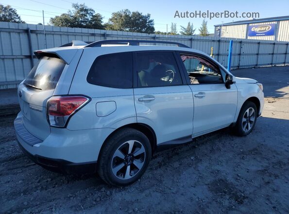 JF2SJADC8JH436129 2018 SUBARU FORESTER 2.5 Белый Задняя правая четверть
