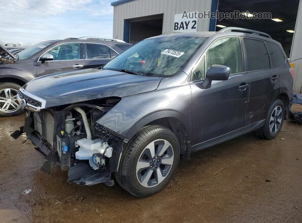 JF2SJAEC0JH572351 2018 SUBARU FORESTER 2.5 Серый Передняя левая четверть