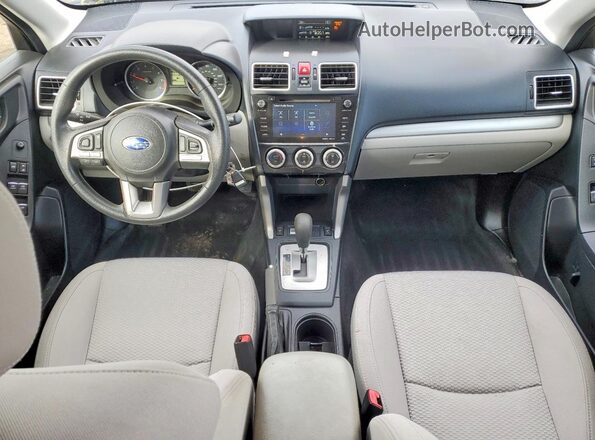 JF2SJAEC0JH572351 2018 SUBARU FORESTER 2.5 Серый Вид панели приборов