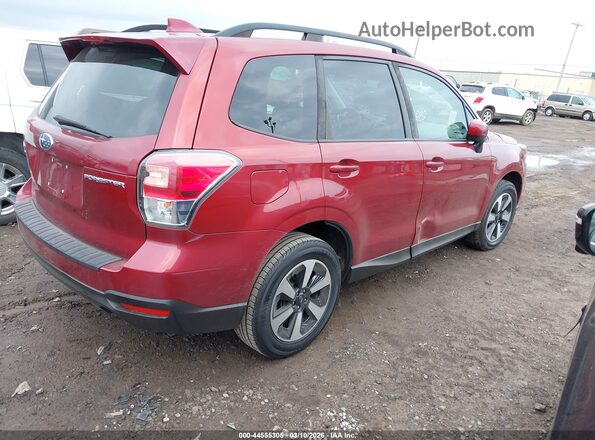 JF2SJAEC2JH477208 2018 SUBARU FORESTER 2.5 Красный Задняя правая четверть