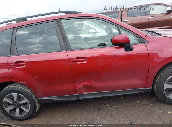 JF2SJAEC2JH477208 2018 SUBARU FORESTER 2.5 Красный Панорамный вид салона 360°