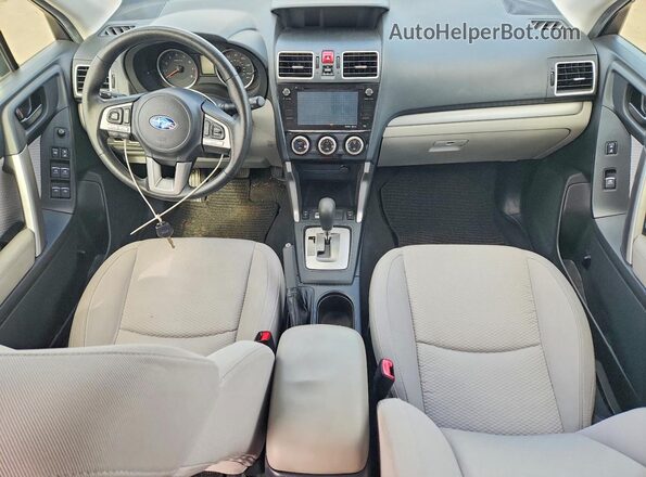 JF2SJAEC3HH400938 2017 SUBARU FORESTER Угольный Вид панели приборов