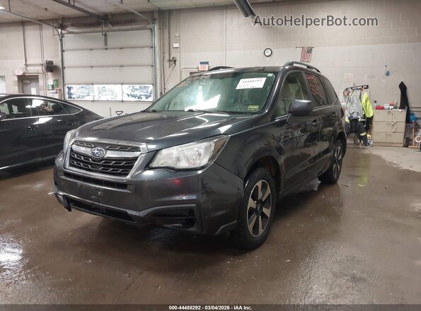 JF2SJAEC4JH499050 2018 SUBARU FORESTER 2.5 Dark Blue Vista tres cuartos delantera izquierda