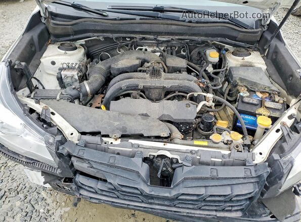 JF2SJAEC5HH496507 2017 SUBARU FORESTER 2.5 White Vista del compartimento del motor