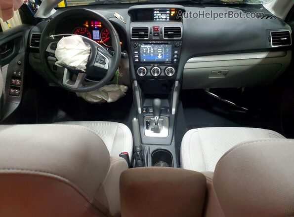 JF2SJAEC5JH406908 2018 SUBARU FORESTER Синий Вид панели приборов