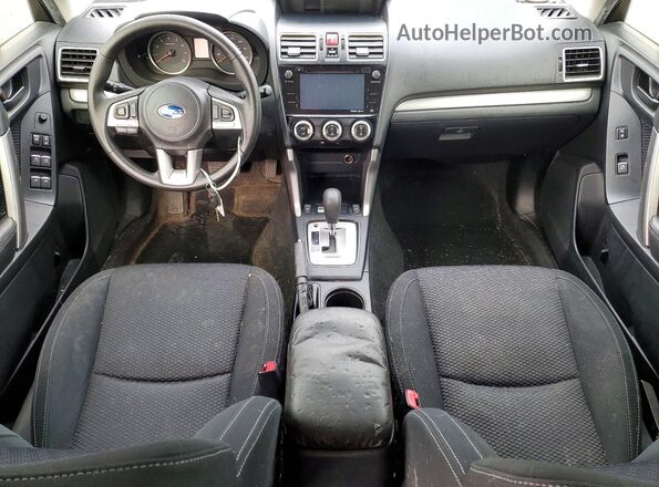 JF2SJAEC6HH405387 2017 SUBARU FORESTER 2.5 Черный Вид панели приборов