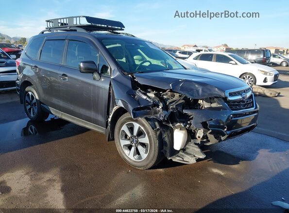 JF2SJAEC9JH584000 2018 SUBARU FORESTER 2.5 Серый Передняя правая четверть