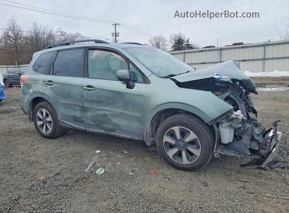JF2SJAECXHH409703 2017 SUBARU FORESTER 2.5 Серый Передняя правая четверть