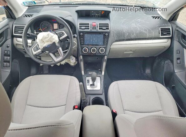 JF2SJAECXHH409703 2017 SUBARU FORESTER 2.5 Серый Вид панели приборов