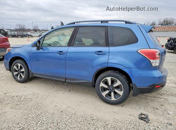 JF2SJAECXJH476727 2018 SUBARU FORESTER 2.5 Синий Задняя левая четверть