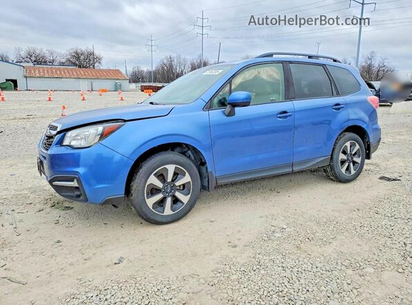 JF2SJAECXJH476727 2018 SUBARU FORESTER 2.5 Синий Передняя левая четверть