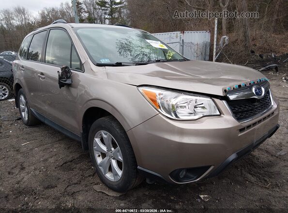 JF2SJAFC2GH414617 2016 SUBARU FORESTER 2.5 Желто-коричневый Передняя правая четверть