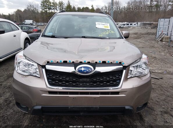 JF2SJAFC2GH414617 2016 SUBARU FORESTER 2.5 Желто-коричневый Вид щитка приборов