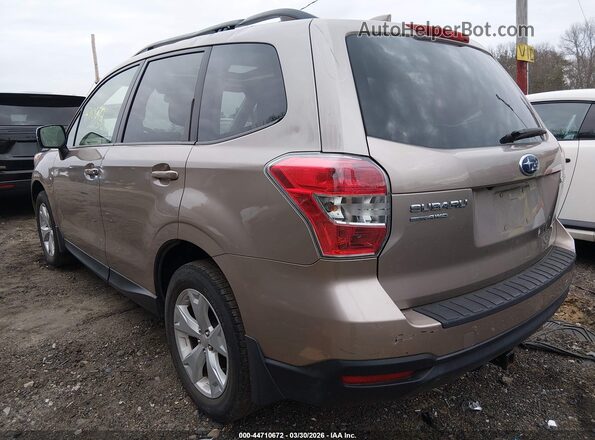 JF2SJAFC2GH414617 2016 SUBARU FORESTER 2.5 Желто-коричневый Задняя левая четверть