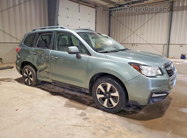 JF2SJAGC4HH472521 2017 SUBARU FORESTER 2.5 Зеленый Передняя правая четверть