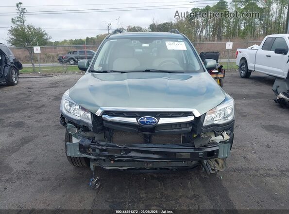 JF2SJAGC5HH436174 2017 SUBARU FORESTER 2.5 Зеленый Вид задней части салона